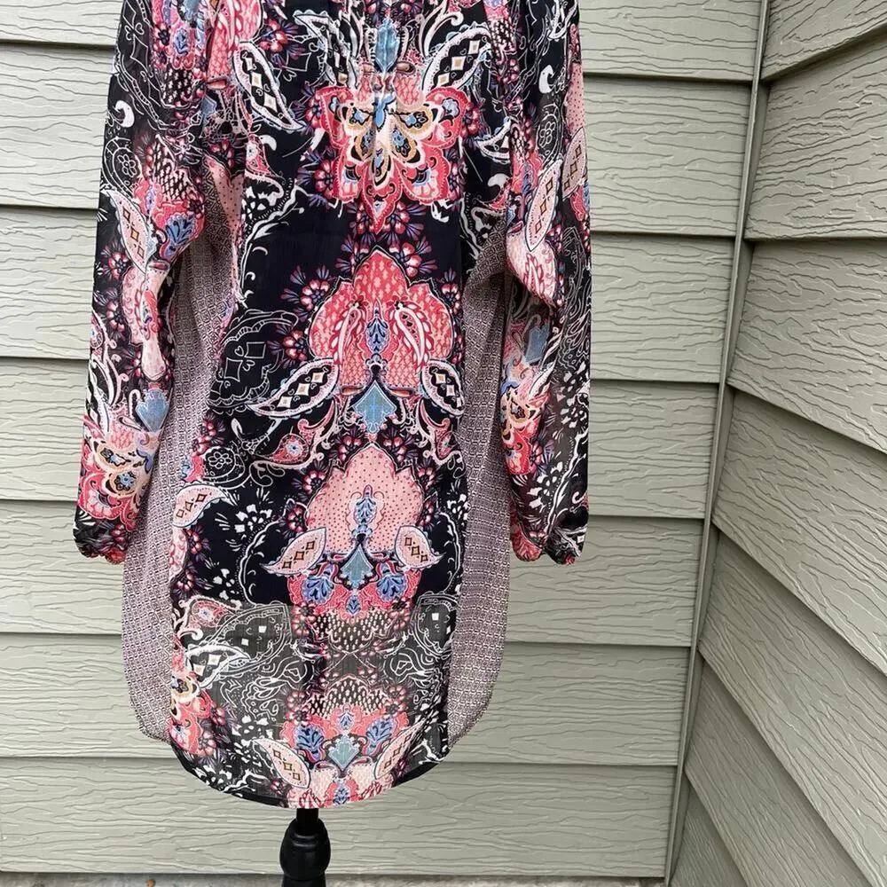 CYNTHIA ROWLEY size S women’s tunic, multi color
